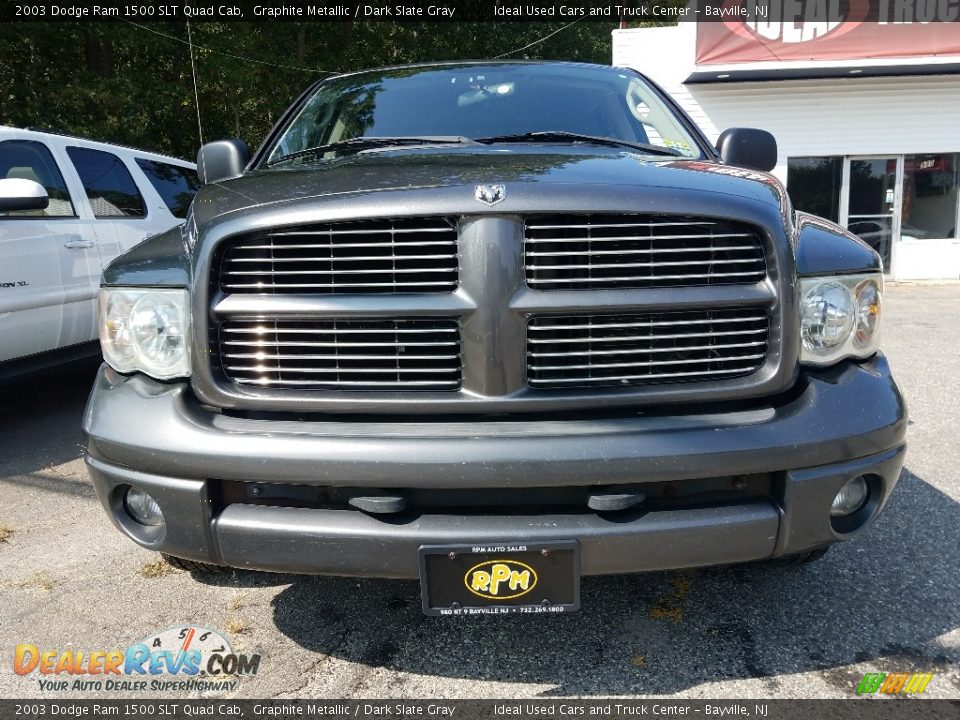 2003 Dodge Ram 1500 SLT Quad Cab Graphite Metallic / Dark Slate Gray Photo #2