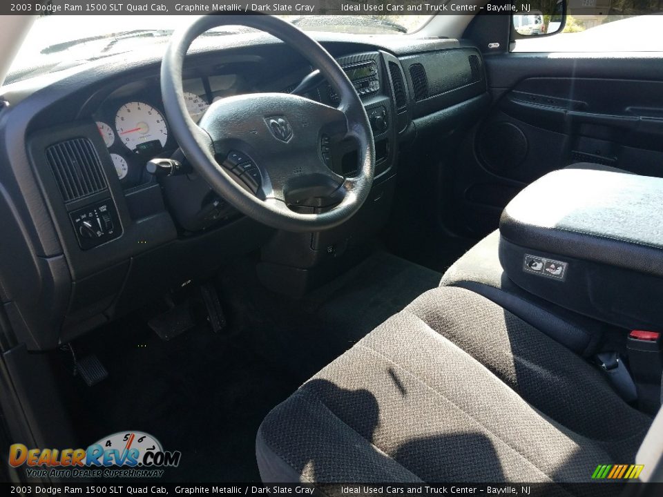2003 Dodge Ram 1500 SLT Quad Cab Graphite Metallic / Dark Slate Gray Photo #6