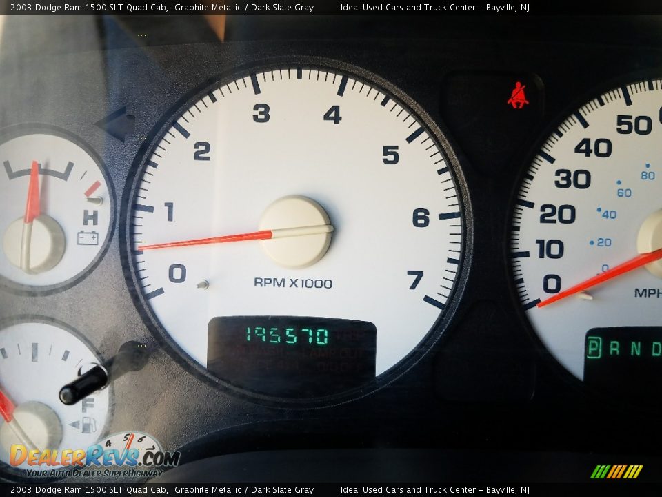 2003 Dodge Ram 1500 SLT Quad Cab Graphite Metallic / Dark Slate Gray Photo #10