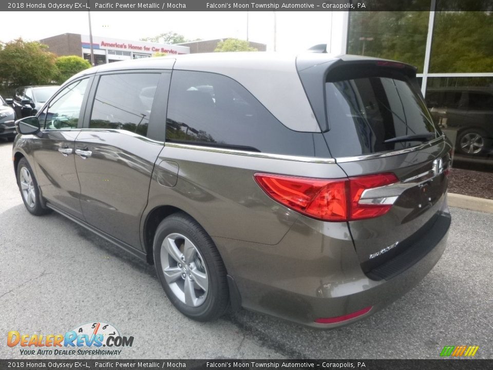 2018 Honda Odyssey EX-L Pacific Pewter Metallic / Mocha Photo #2