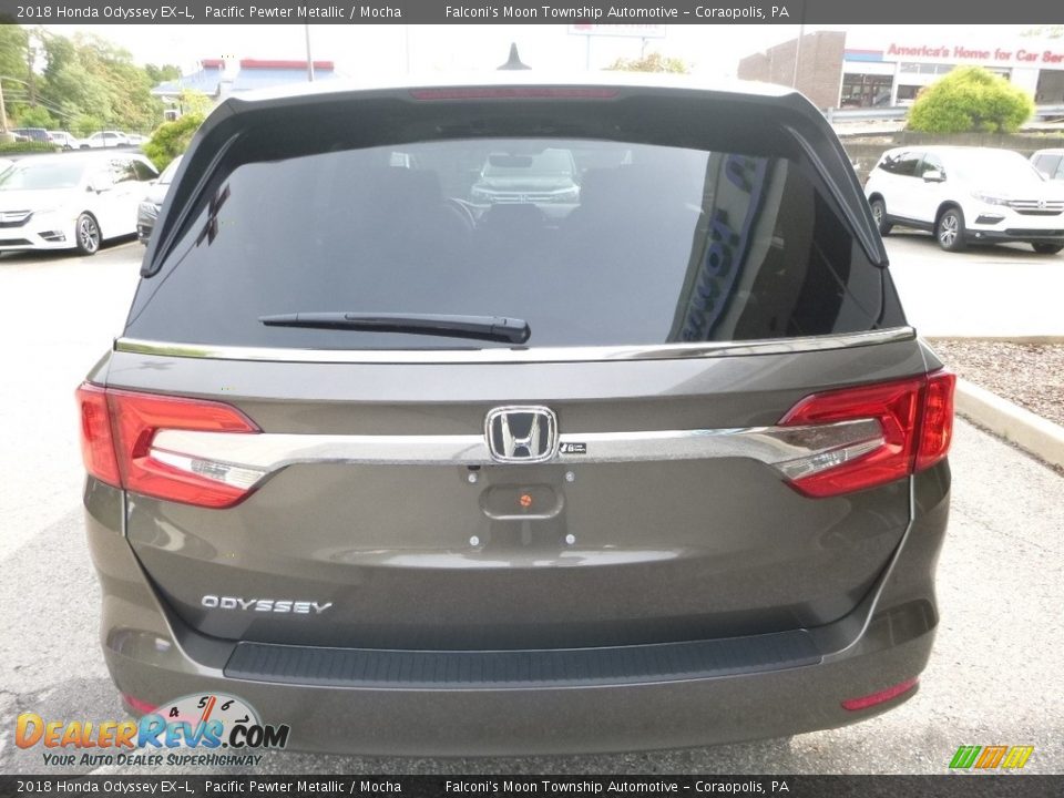 2018 Honda Odyssey EX-L Pacific Pewter Metallic / Mocha Photo #3
