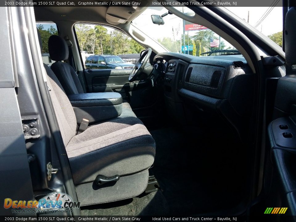 2003 Dodge Ram 1500 SLT Quad Cab Graphite Metallic / Dark Slate Gray Photo #19