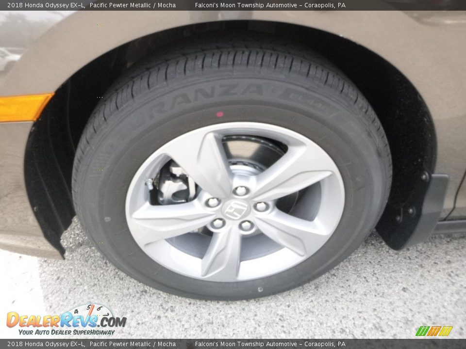 2018 Honda Odyssey EX-L Pacific Pewter Metallic / Mocha Photo #7