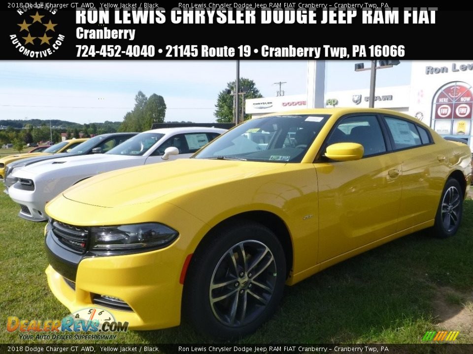2018 Dodge Charger GT AWD Yellow Jacket / Black Photo #1