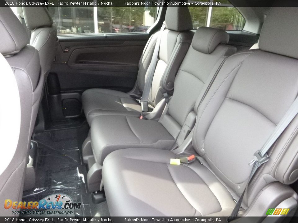 2018 Honda Odyssey EX-L Pacific Pewter Metallic / Mocha Photo #9