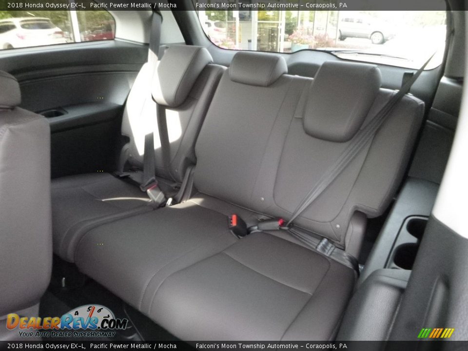 2018 Honda Odyssey EX-L Pacific Pewter Metallic / Mocha Photo #10