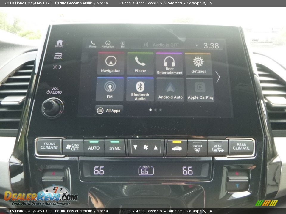 2018 Honda Odyssey EX-L Pacific Pewter Metallic / Mocha Photo #13