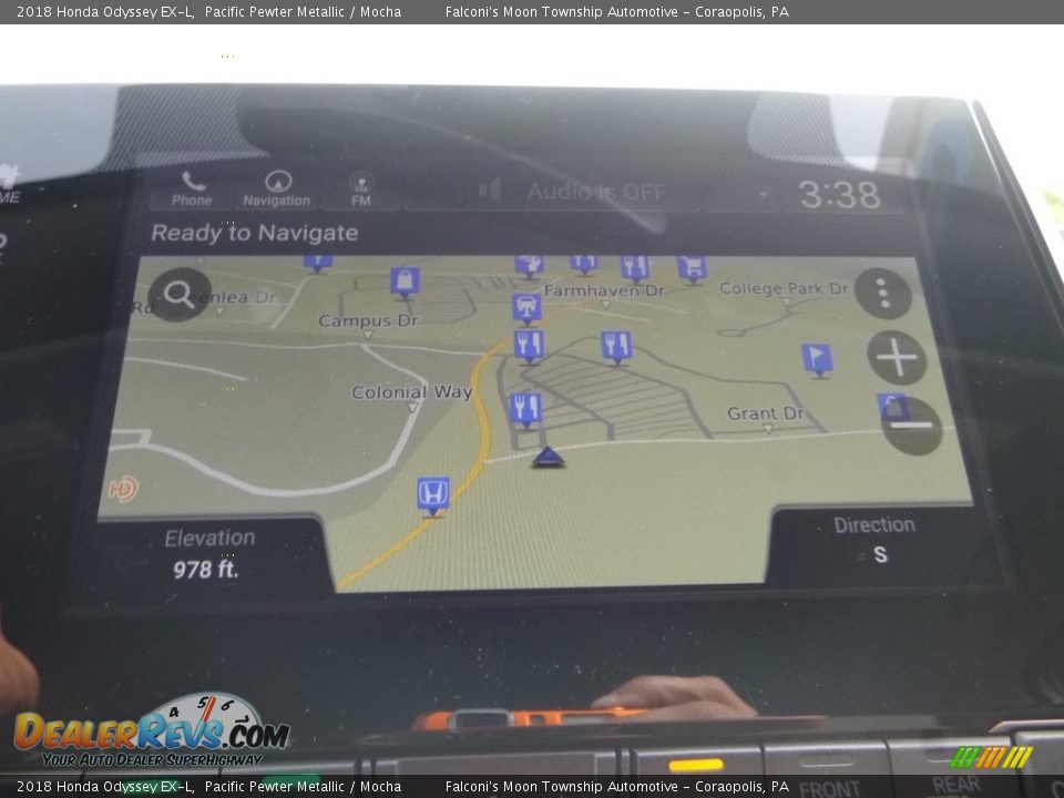 2018 Honda Odyssey EX-L Pacific Pewter Metallic / Mocha Photo #14