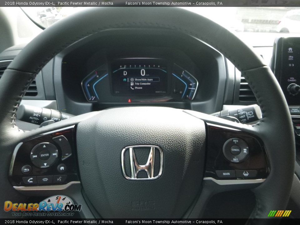 2018 Honda Odyssey EX-L Pacific Pewter Metallic / Mocha Photo #16