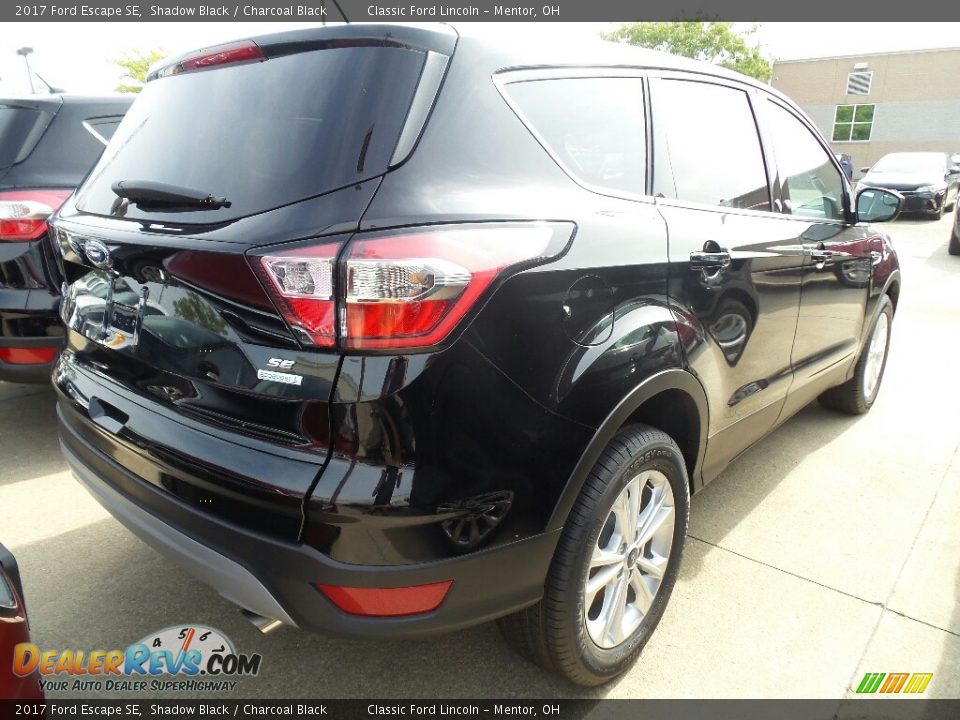 2017 Ford Escape SE Shadow Black / Charcoal Black Photo #3