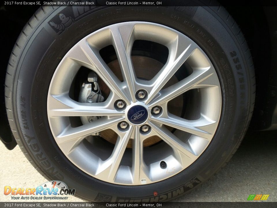2017 Ford Escape SE Shadow Black / Charcoal Black Photo #6