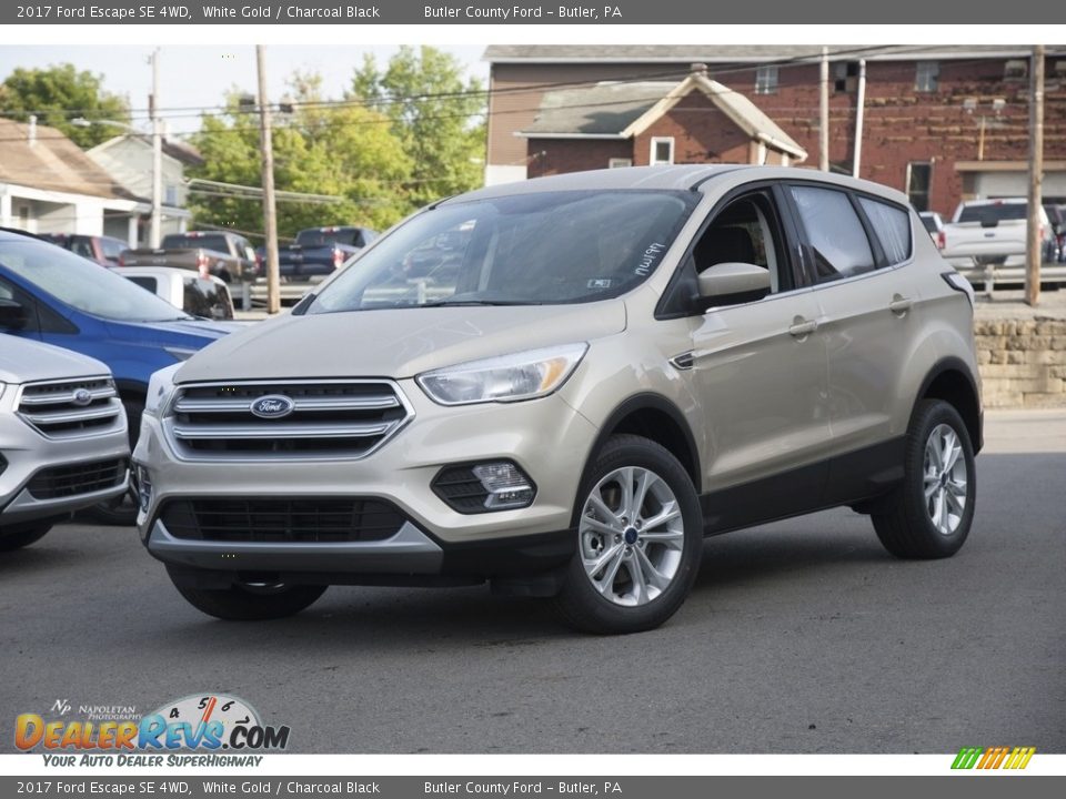 2017 Ford Escape SE 4WD White Gold / Charcoal Black Photo #1