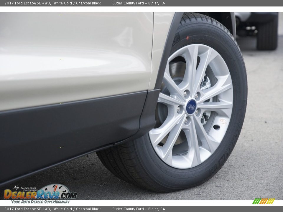 2017 Ford Escape SE 4WD White Gold / Charcoal Black Photo #3