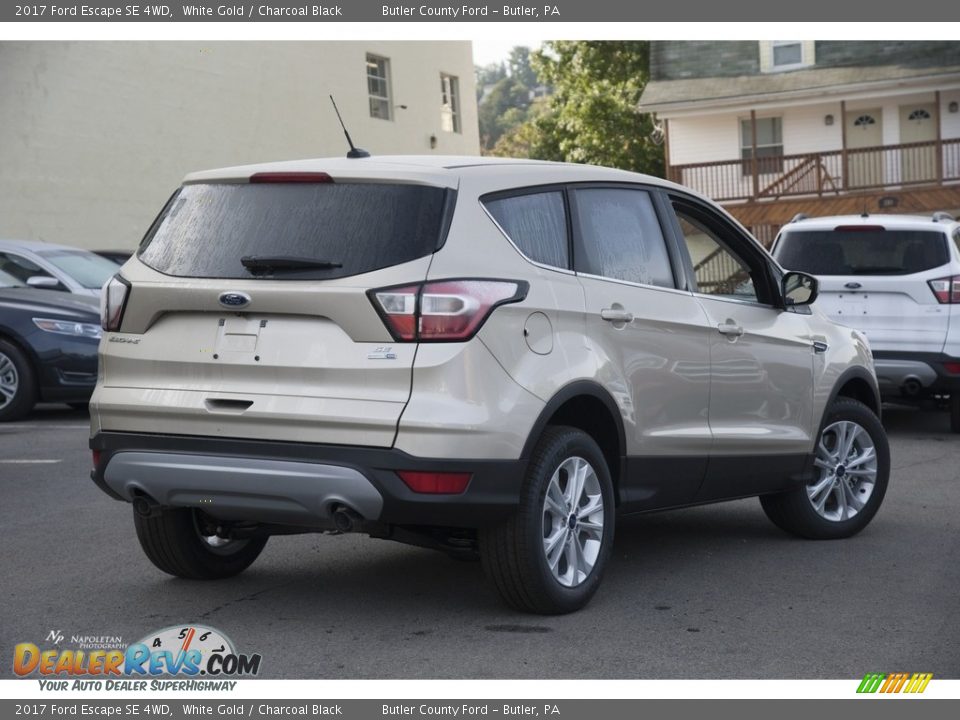 2017 Ford Escape SE 4WD White Gold / Charcoal Black Photo #4
