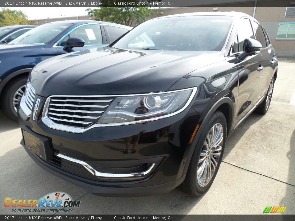 2017 Lincoln MKX Reserve AWD Black Velvet / Ebony Photo #1
