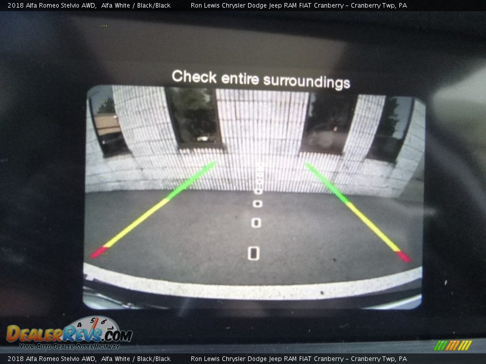2018 Alfa Romeo Stelvio AWD Alfa White / Black/Black Photo #26