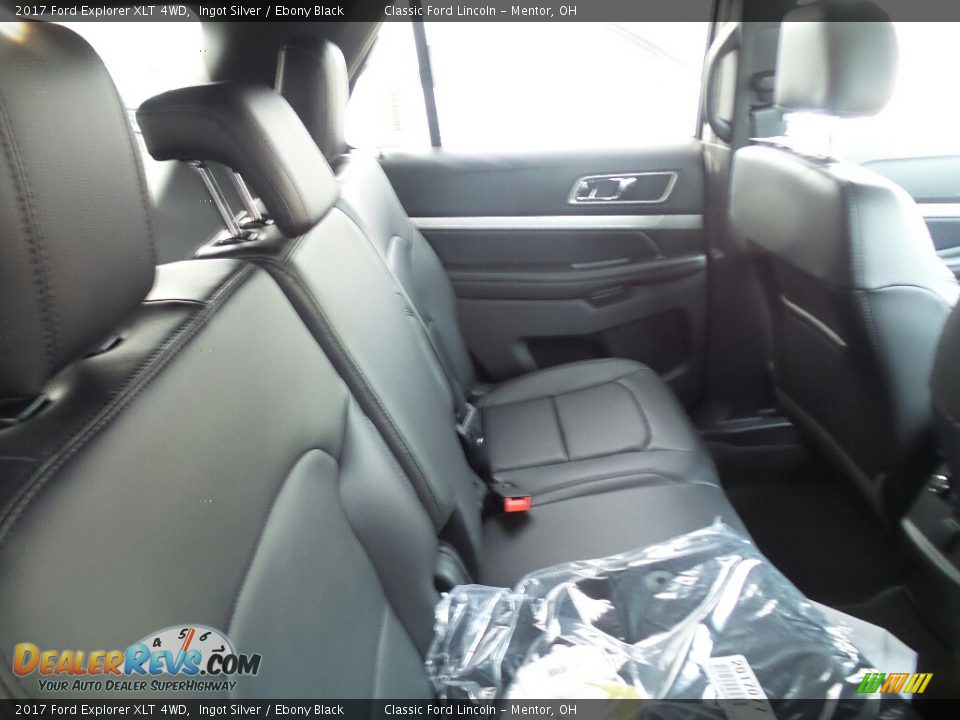 2017 Ford Explorer XLT 4WD Ingot Silver / Ebony Black Photo #6
