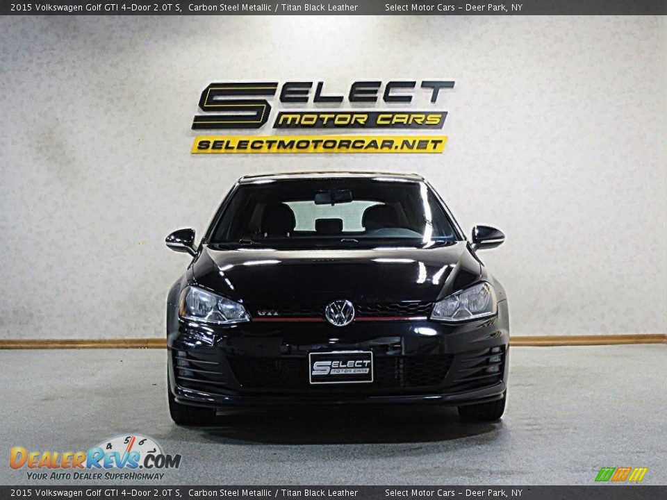 2015 Volkswagen Golf GTI 4-Door 2.0T S Carbon Steel Metallic / Titan Black Leather Photo #3