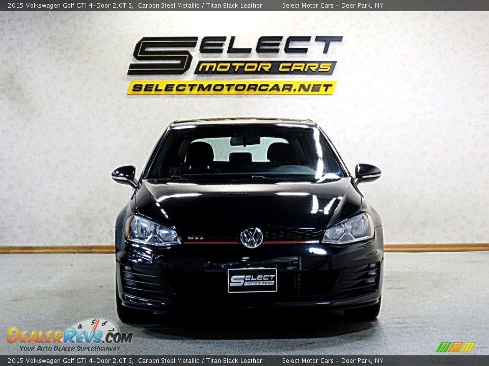 2015 Volkswagen Golf GTI 4-Door 2.0T S Carbon Steel Metallic / Titan Black Leather Photo #4