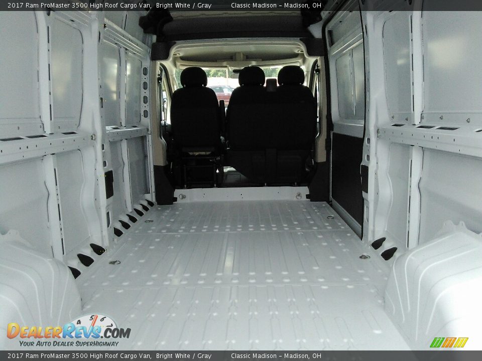 2017 Ram ProMaster 3500 High Roof Cargo Van Bright White / Gray Photo #7