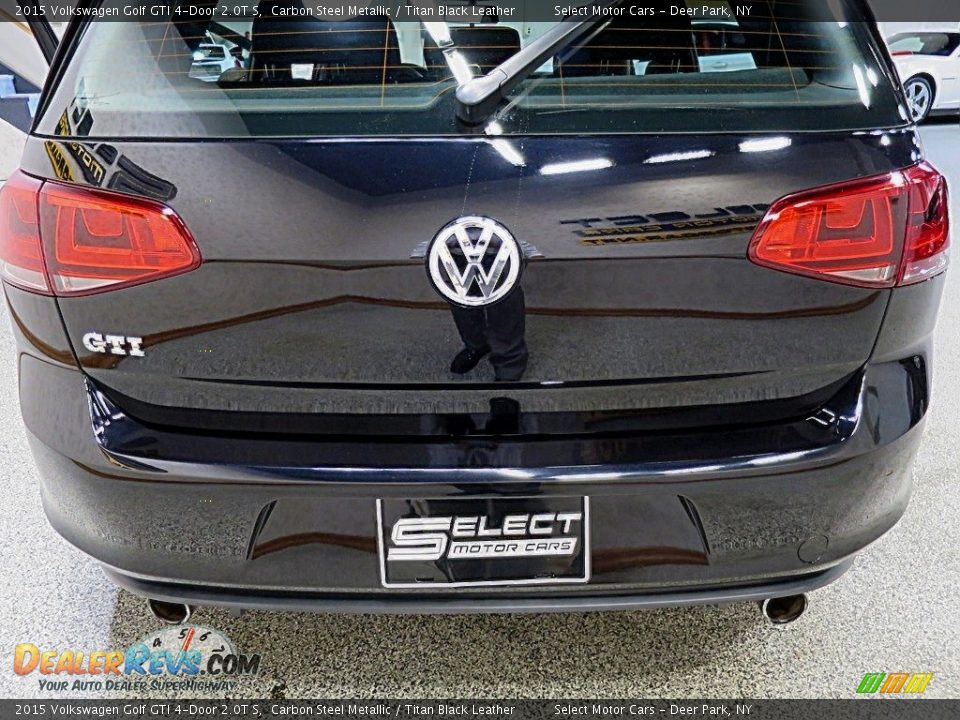 2015 Volkswagen Golf GTI 4-Door 2.0T S Carbon Steel Metallic / Titan Black Leather Photo #7