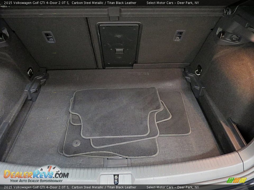2015 Volkswagen Golf GTI 4-Door 2.0T S Carbon Steel Metallic / Titan Black Leather Photo #18