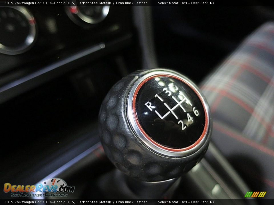 2015 Volkswagen Golf GTI 4-Door 2.0T S Carbon Steel Metallic / Titan Black Leather Photo #19