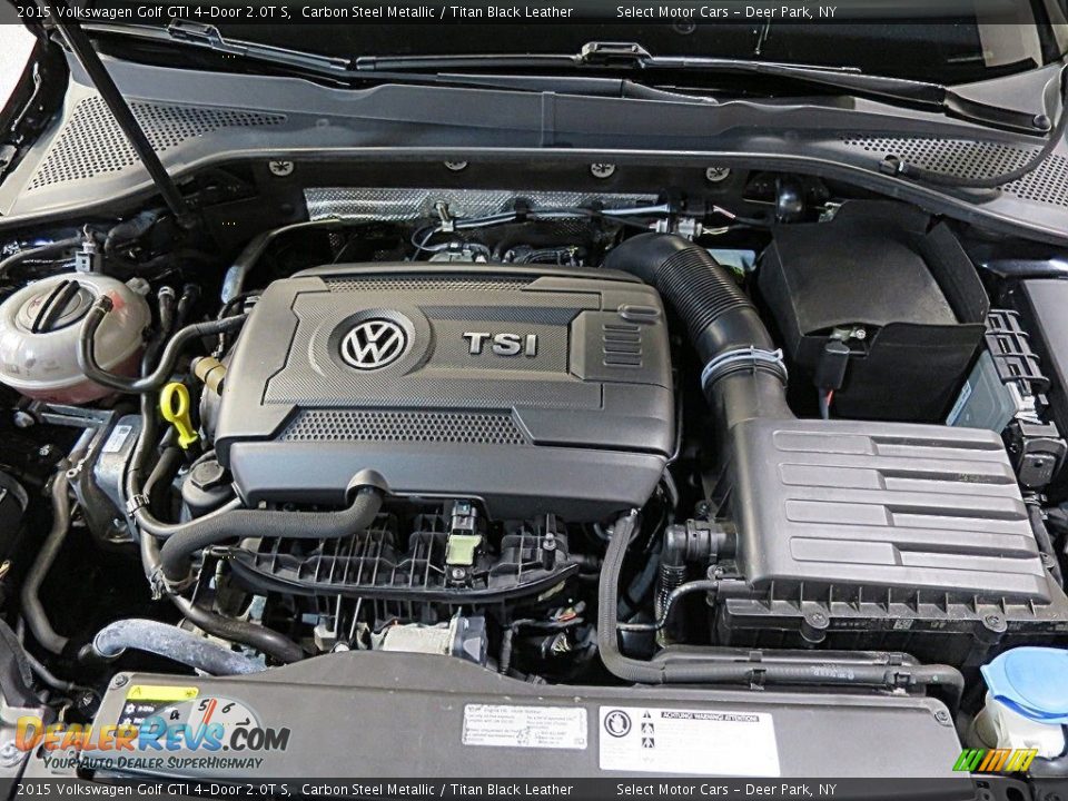 2015 Volkswagen Golf GTI 4-Door 2.0T S Carbon Steel Metallic / Titan Black Leather Photo #24
