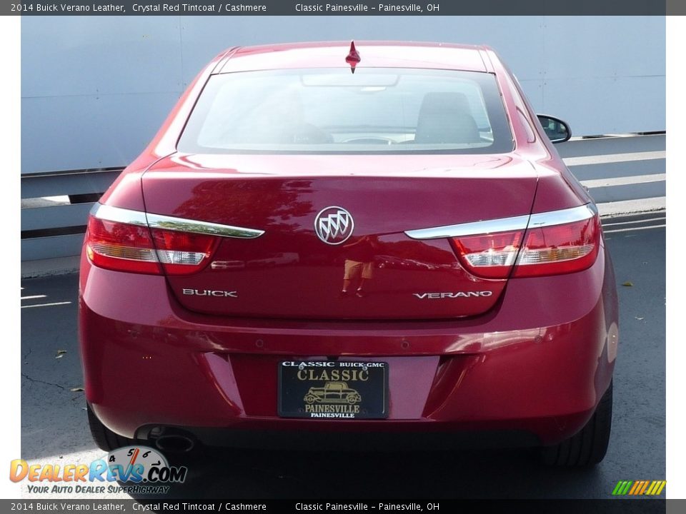 2014 Buick Verano Leather Crystal Red Tintcoat / Cashmere Photo #3