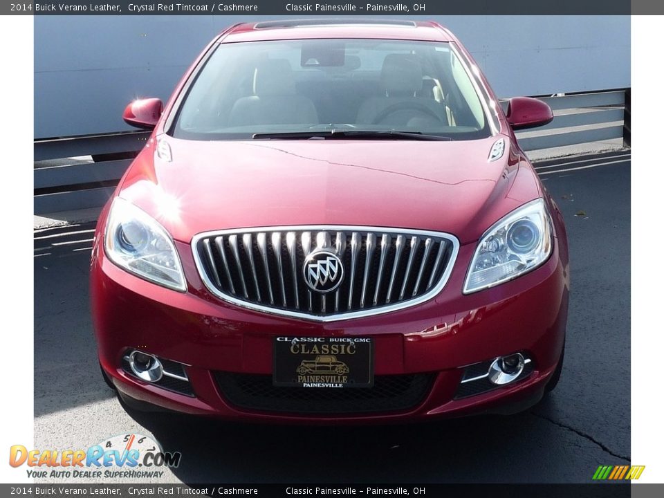 2014 Buick Verano Leather Crystal Red Tintcoat / Cashmere Photo #4