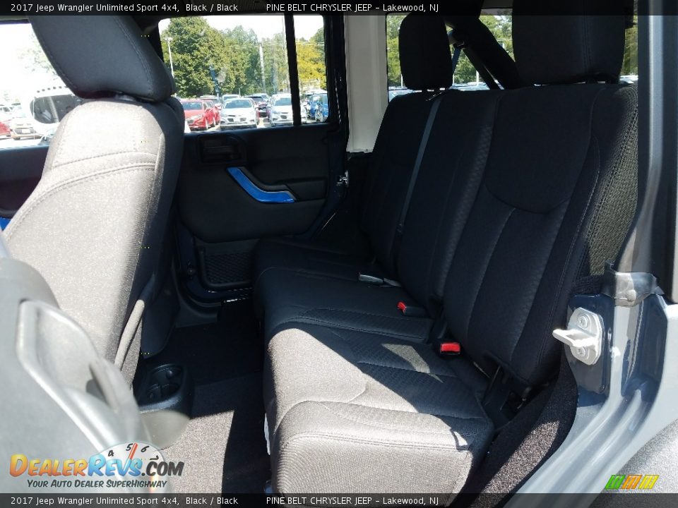 2017 Jeep Wrangler Unlimited Sport 4x4 Black / Black Photo #6