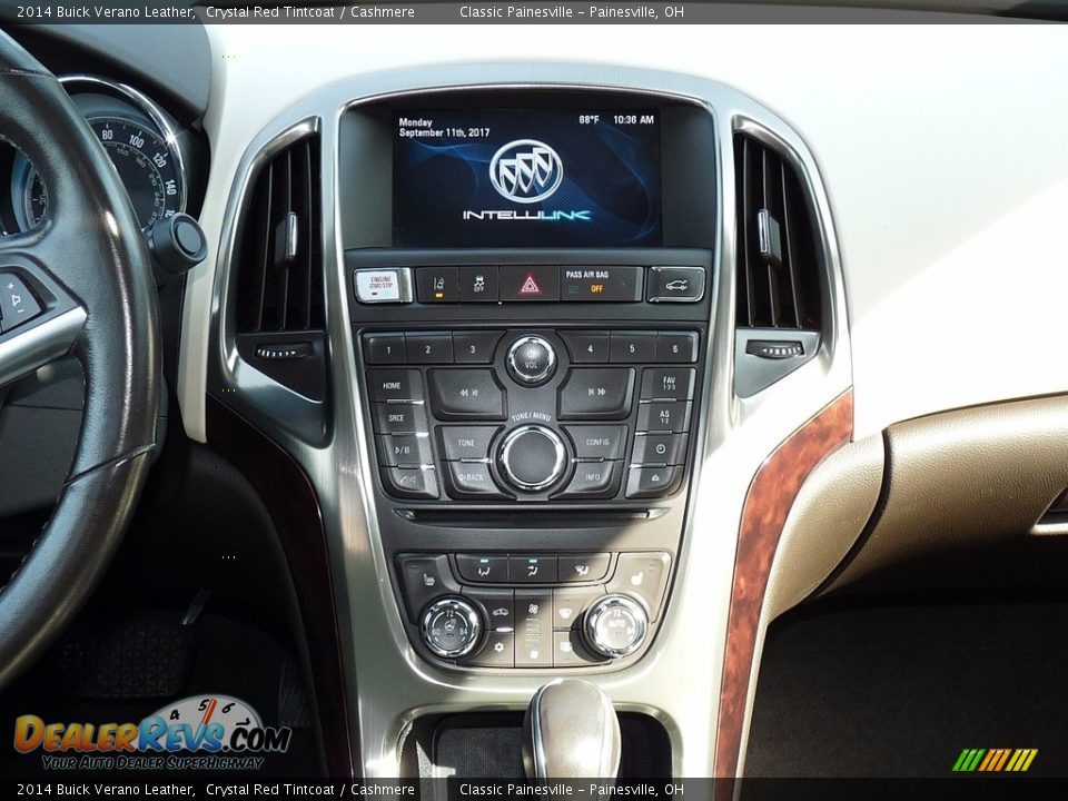 2014 Buick Verano Leather Crystal Red Tintcoat / Cashmere Photo #14