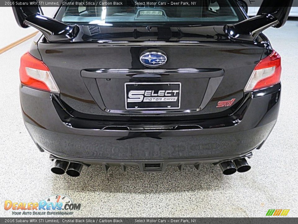 2016 Subaru WRX STI Limited Crystal Black Silica / Carbon Black Photo #6