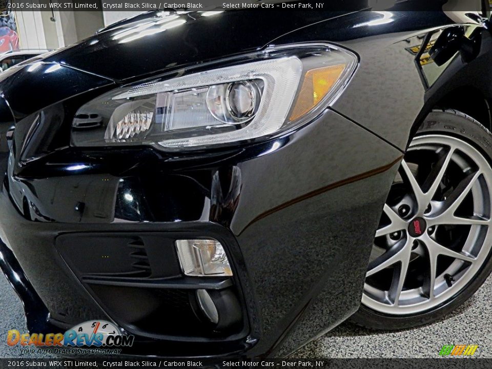 2016 Subaru WRX STI Limited Crystal Black Silica / Carbon Black Photo #8