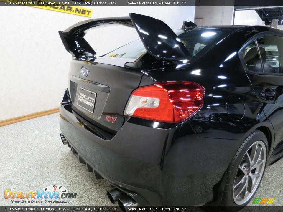 2016 Subaru WRX STI Limited Crystal Black Silica / Carbon Black Photo #9