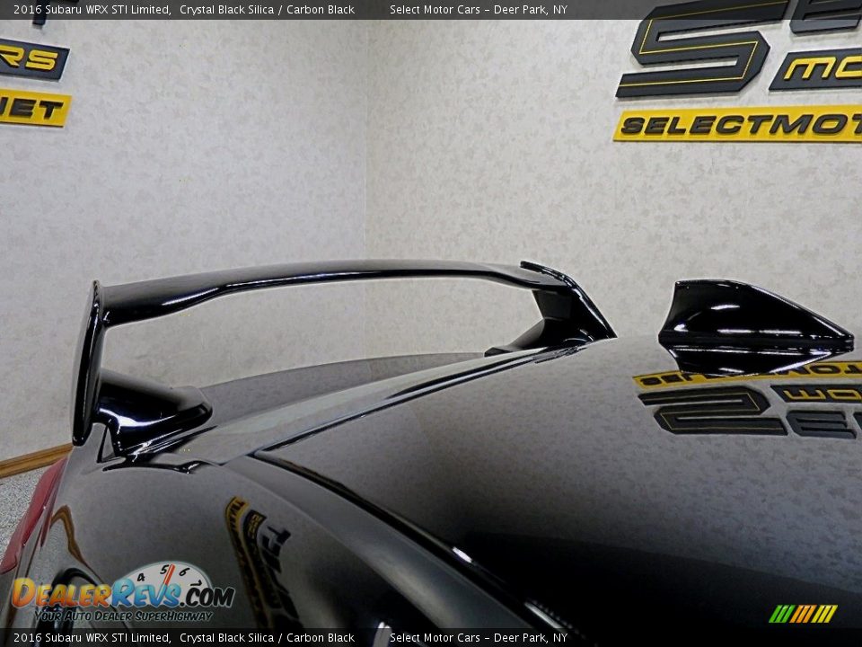 2016 Subaru WRX STI Limited Crystal Black Silica / Carbon Black Photo #10