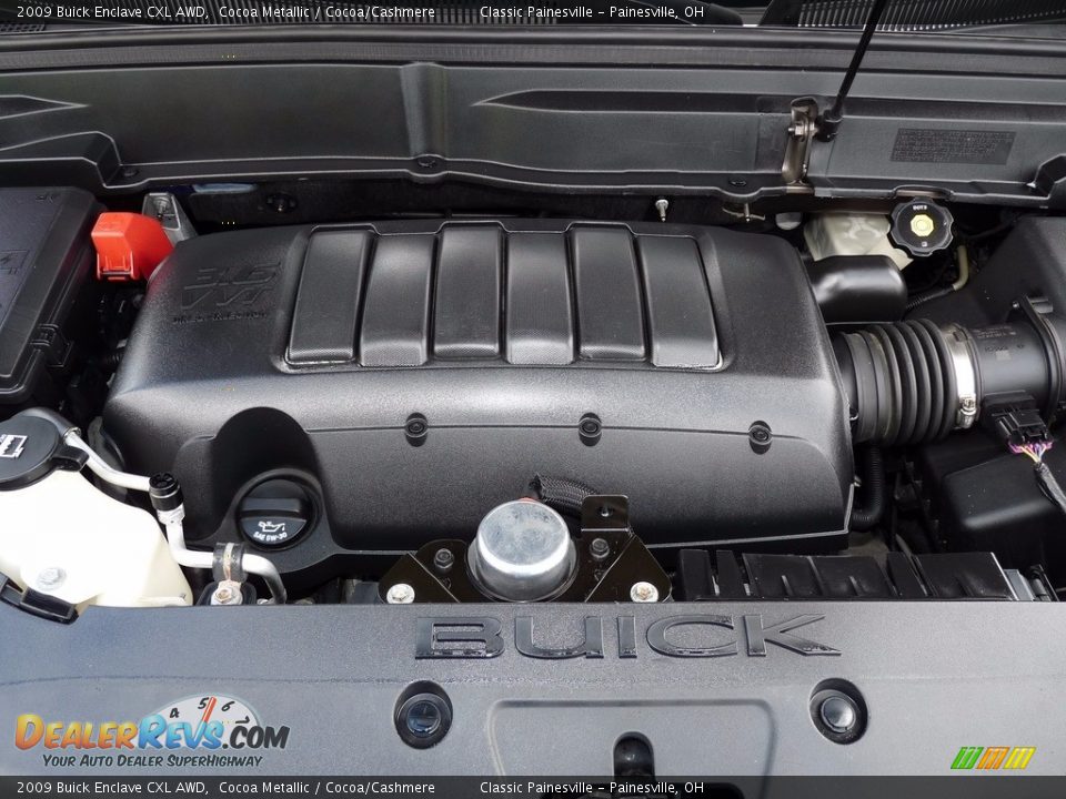 2009 Buick Enclave CXL AWD Cocoa Metallic / Cocoa/Cashmere Photo #6