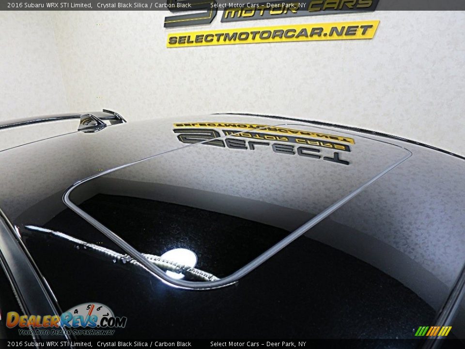 2016 Subaru WRX STI Limited Crystal Black Silica / Carbon Black Photo #12