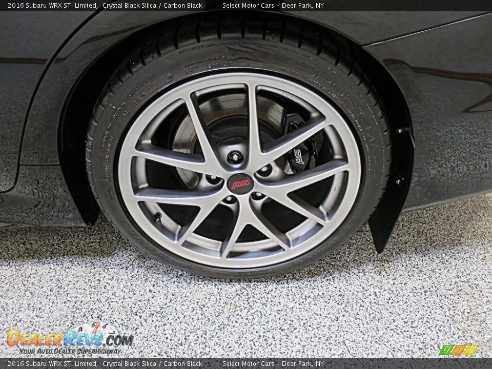 2016 Subaru WRX STI Limited Crystal Black Silica / Carbon Black Photo #14
