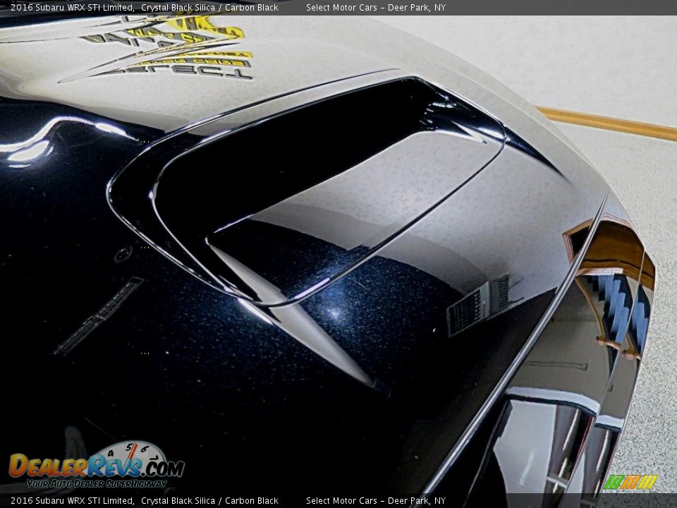 2016 Subaru WRX STI Limited Crystal Black Silica / Carbon Black Photo #15
