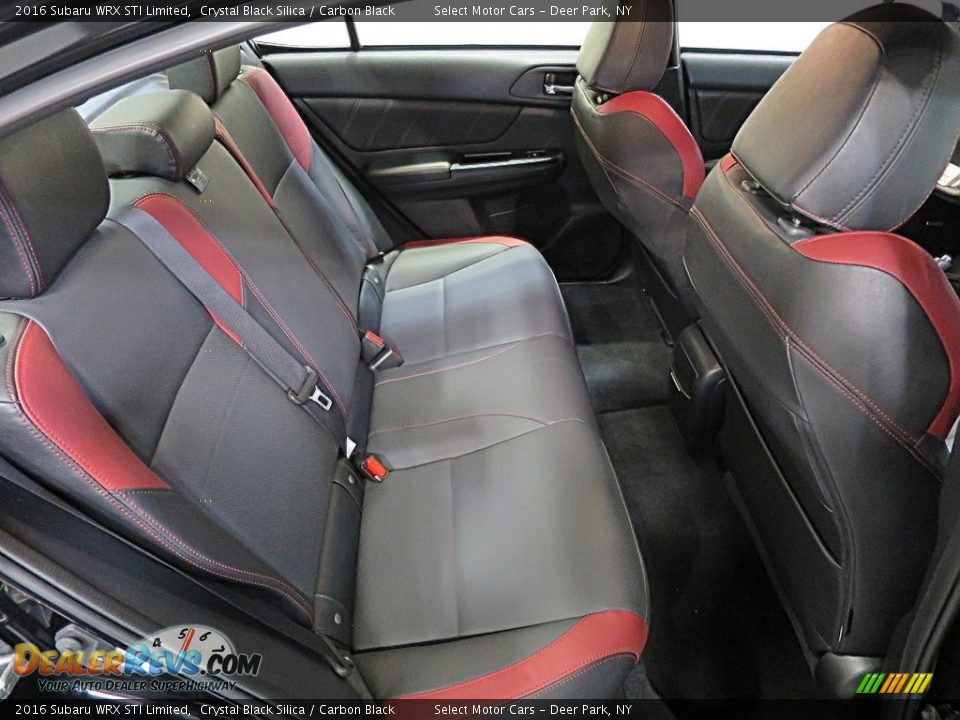 2016 Subaru WRX STI Limited Crystal Black Silica / Carbon Black Photo #20