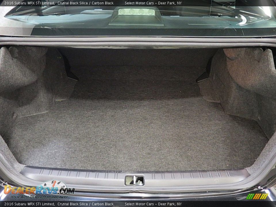 2016 Subaru WRX STI Limited Crystal Black Silica / Carbon Black Photo #22