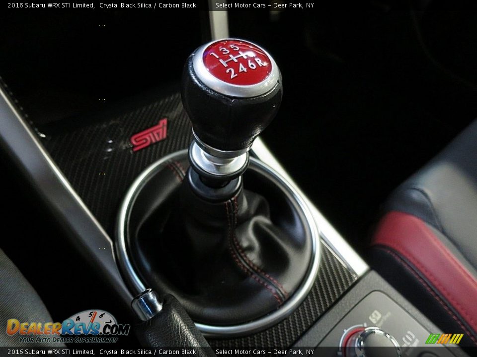 2016 Subaru WRX STI Limited Crystal Black Silica / Carbon Black Photo #25