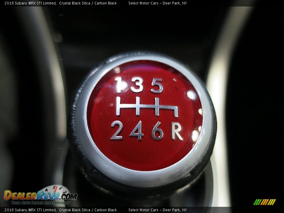 2016 Subaru WRX STI Limited Crystal Black Silica / Carbon Black Photo #26