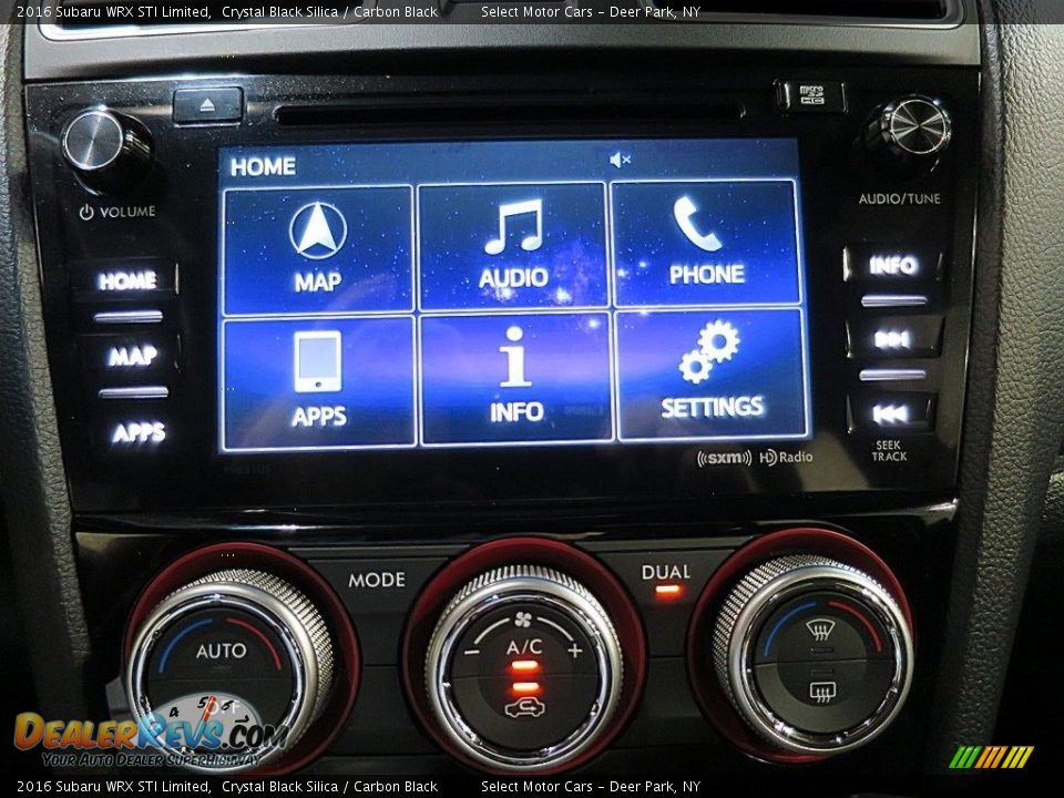 2016 Subaru WRX STI Limited Crystal Black Silica / Carbon Black Photo #27