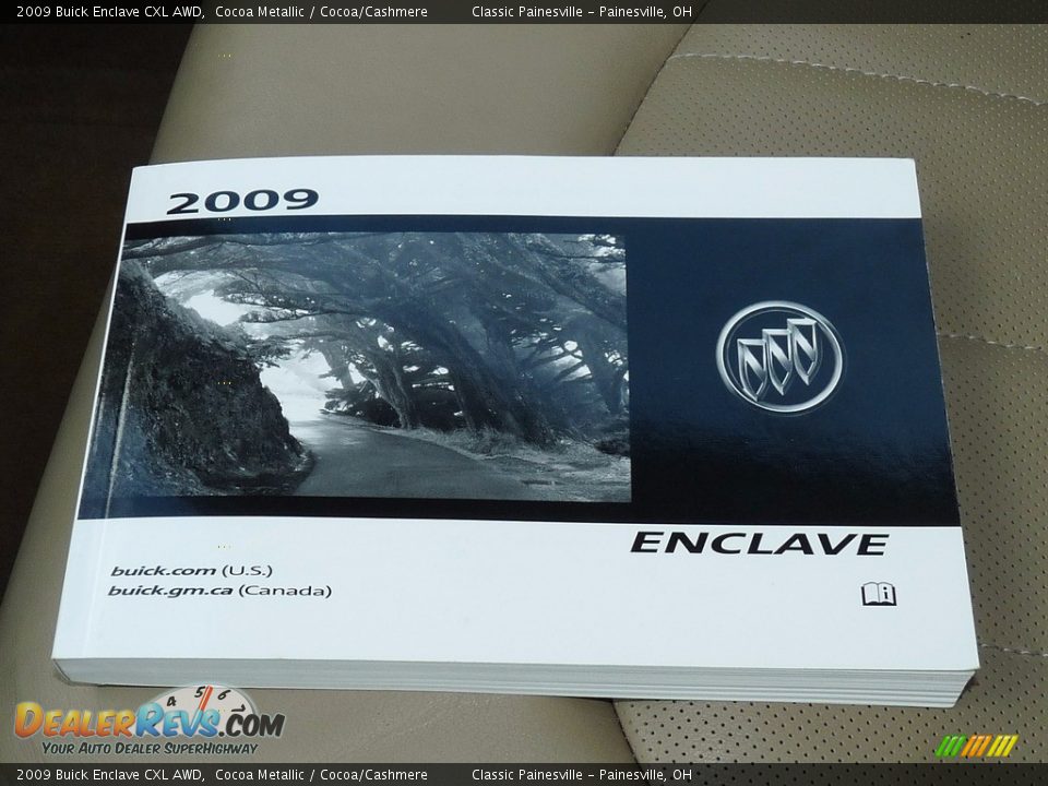 2009 Buick Enclave CXL AWD Cocoa Metallic / Cocoa/Cashmere Photo #18