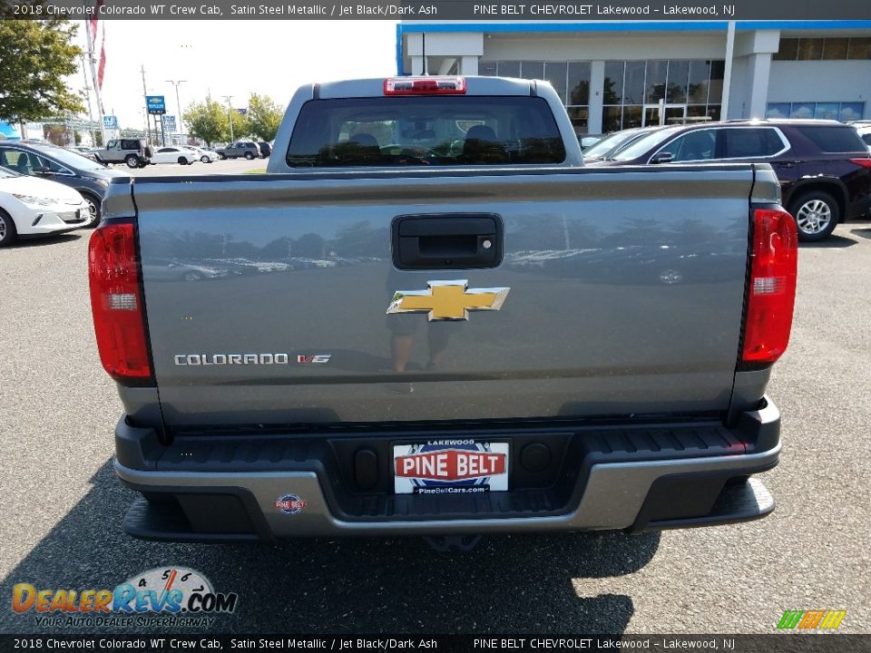 2018 Chevrolet Colorado WT Crew Cab Satin Steel Metallic / Jet Black/Dark Ash Photo #5