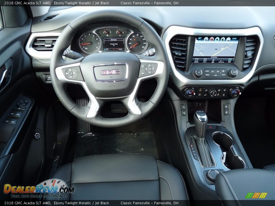 2018 GMC Acadia SLT AWD Ebony Twilight Metallic / Jet Black Photo #9