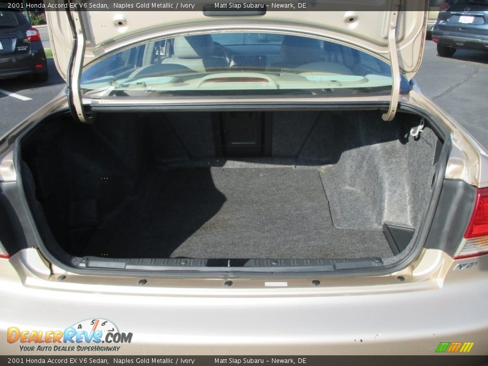 2001 Honda Accord EX V6 Sedan Naples Gold Metallic / Ivory Photo #19