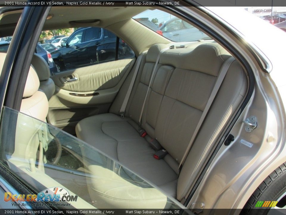 2001 Honda Accord EX V6 Sedan Naples Gold Metallic / Ivory Photo #21